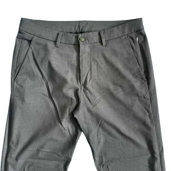 Lululemon Slim Tapered Twill Trousers Dark  Gray 32” Men’s Size 34 - Picture 3 of 8